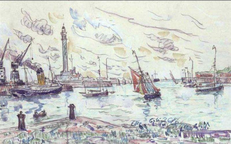 Paul Signac Dunkirk oil painting picture